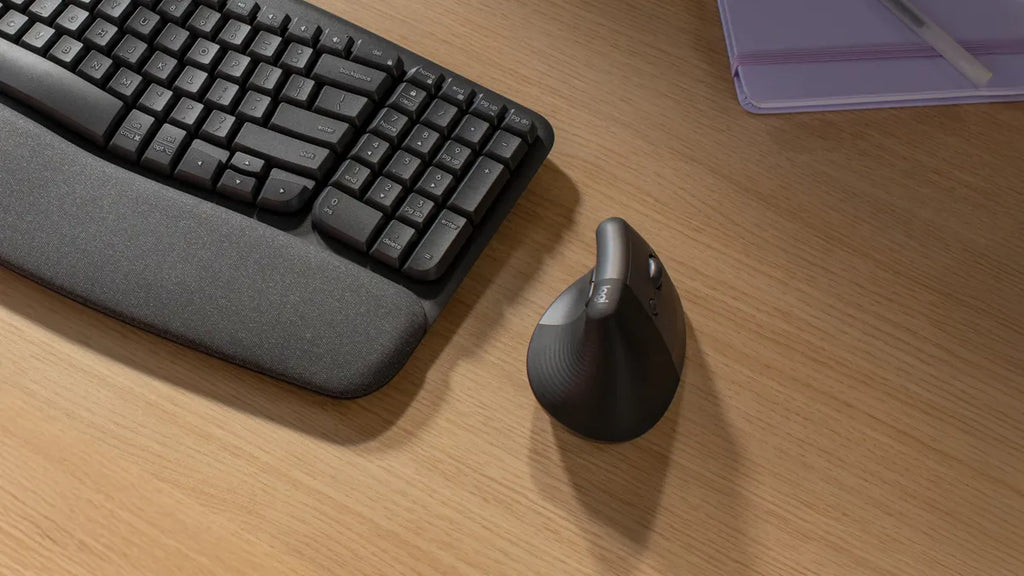 Logitech Lift Mouse Ergonómico Vertical Derecho Grafito