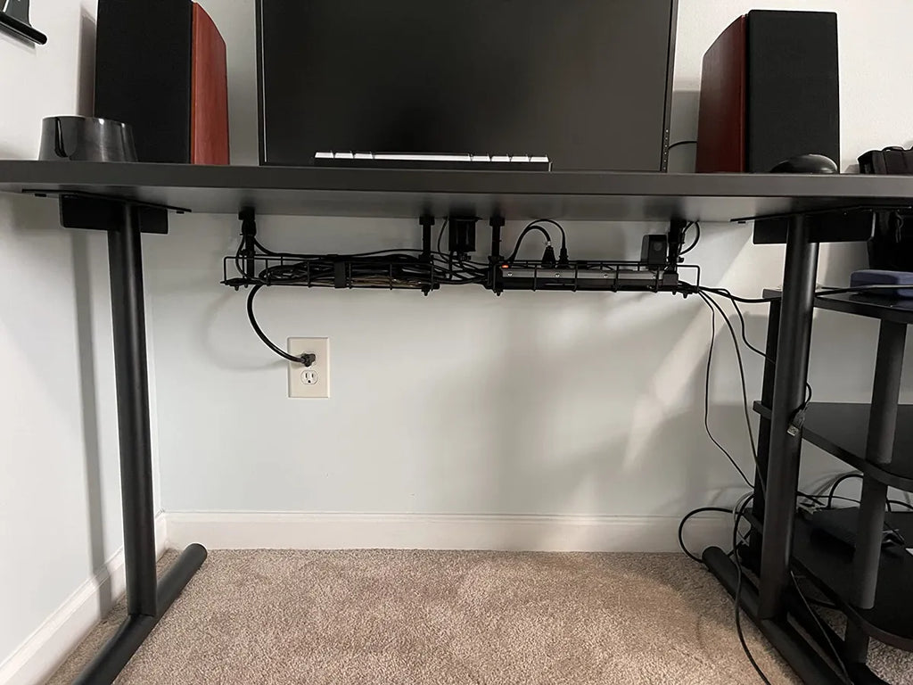 Bandeja Organizador De Cables De Escritorio, Gestión Cables