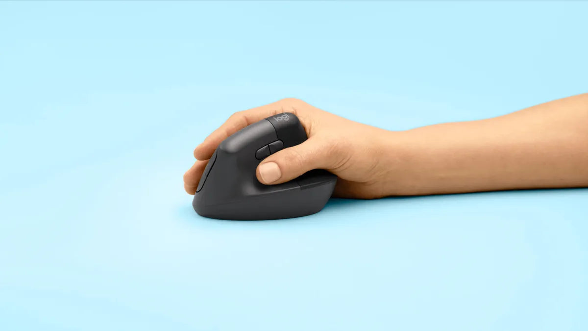Logitech Lift Mouse Ergonómico Vertical Derecho Grafito