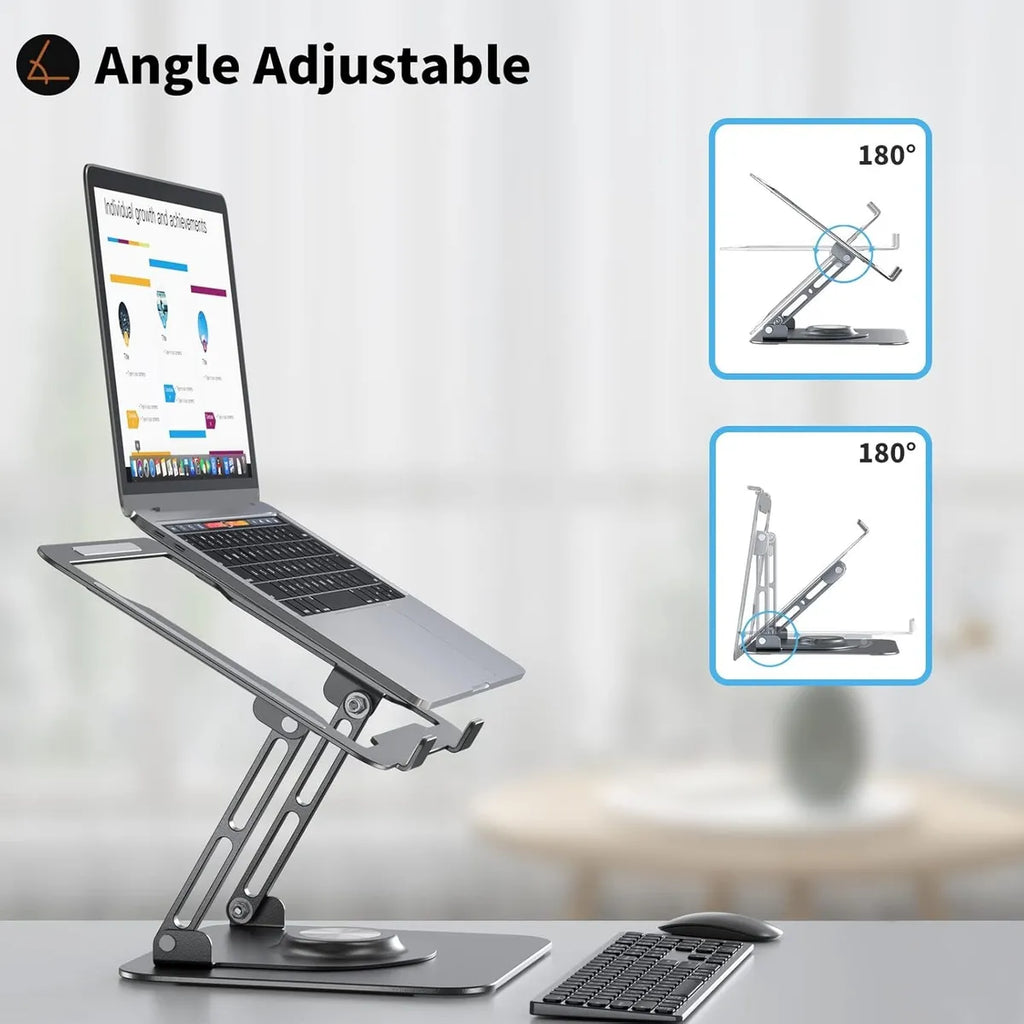 Soporte para Laptop Ajustable 360° - Ergonómico Para Escritorio
